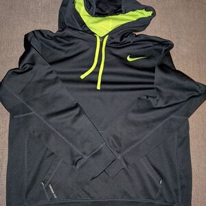 Nike Black and Neon Green Performance Jacket